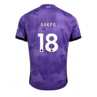 Liverpool Cody Gakpo #18 Tredjetrøje 2023-24 Kortærmet